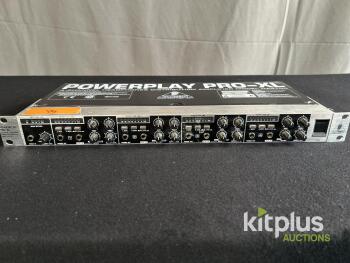 Behringer Powerplay Pro-XL HA4700 4-Channel Headphone Amplifier, 1U Rackmount, Serial: N0339213184