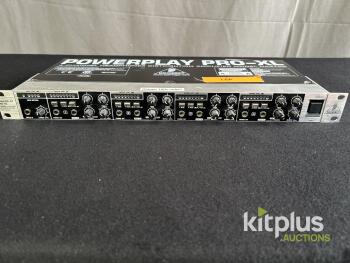 Behringer Powerplay Pro-XL HA4700 4-Channel Headphone Amplifier, 100V, Serial S1101453184