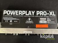 Behringer Powerplay Pro-XL HA4700 4-Channel Headphone Amplifier, 100V, Serial S1101453184 - 3