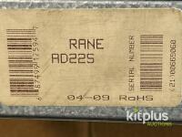 Rane AD22S Digital Audio Delay, 2-Channel, 1U Rack, XLR I/O, 24-bit/48kHz, SN 2100659906 - 2