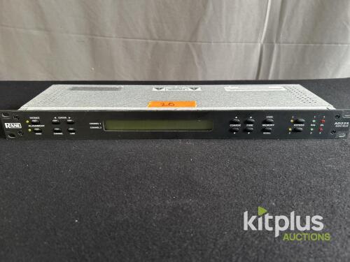 Rane AD22S Digital Audio Delay Processor, 2 Channel, XLR I/O, 1U Rackmount, Serial 21S09060055