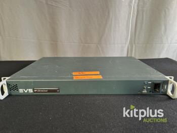 EVS IPDirector 1U Broadcast Media Server, Dual PSU, 4x RS422, 2x LAN, DVI-D, VGA, S/N A217750