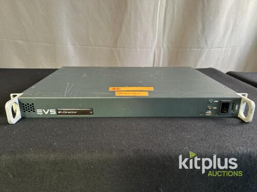 EVS IPDirector Broadcast Server, 1U Rackmount, Serial A243790, 1 TB SSD, 16 GB RAM