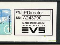 EVS IPDirector Broadcast Server, 1U Rackmount, Serial A243790, 1 TB SSD, 16 GB RAM - 2