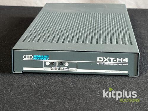 Amulet Hotkey DXT-H4 Quad Video Head PCoIP Host, 4x Mini DisplayPort, Ethernet, USB