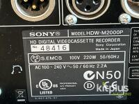 Sony HDW-M2000P HD Digital VTR, HDCAM, Multi-Format Playback, Serial No. 48416 - 2
