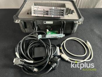 Panasonic AJ-PCD10E P2 Card Reader, 5 Slots, USB 2.0/FireWire, Pelican Case, Serial D5TBA0236