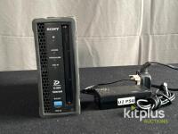 Sony PDW-U2 XDCAM Professional Disc Drive Unit, S/N 105418, with PSU & Pelican Case