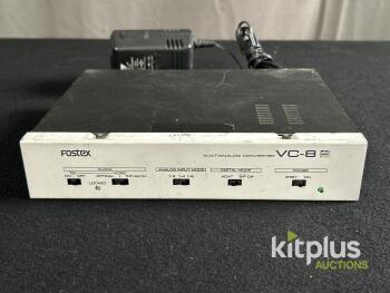 Fostex VC-8 8-Channel ADAT/Analog Converter, 20-bit, S/PDIF & Optical I/O, 12V DC, SN: 0943951WC