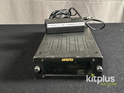 Evertz S7701FR Standalone Frame, 1RU Enclosure, 12V DC Power, Includes Power Adapter