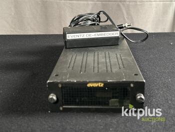 Evertz S7701FR Standalone Frame, 1RU Enclosure, 12V DC Power, Includes Power Adapter