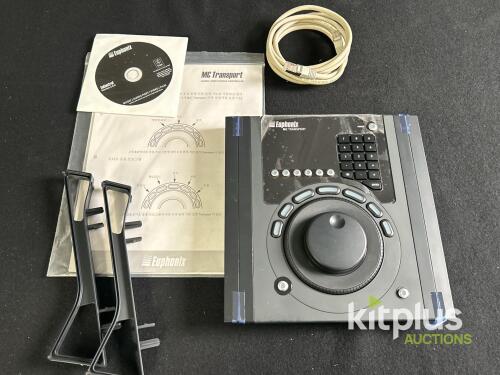 Euphonix MC Transport Media Controller, Jog Wheel, Numeric Keypad, Ethernet, Serial: 1031R120768