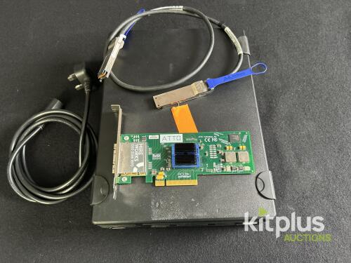HP LTO-7 Ultrium 15000 External Tape Drive BB874A SAS 6Gb/s with ATTO PCIe HBA, Cables, Case