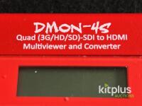 Decimator DMON-4S Quad SDI to HDMI Multiviewer Converter, 4 SDI In, 4 HDMI Out, MDA01096 - 4
