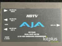 AJA HD10AM Dual Rate HD/SD SDI 8-Channel AES Audio Embedder/Disembedder with Power Supply - 4