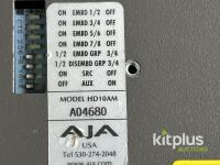 AJA HD10AM Dual Rate HD/SD 8-Channel AES Embedder/Disembedder with Power Supply - 3