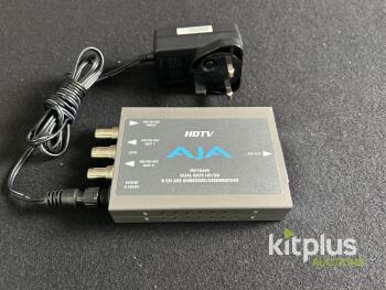 AJA HD10AM Dual Rate HD/SD 8-Channel AES Audio Embedder/Disembedder w/ Power Supply