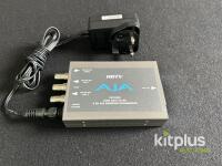 AJA HD10AM Dual Rate HD/SD 8-Channel AES Audio Embedder/Disembedder w/ Power Supply