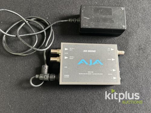 AJA Hi5-3D 3G/HD-SDI to HDMI 1.4a Multiplexer with Power Supply, Serial N64063