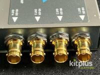 AJA 3GDA 1x6 3G/HD/SD-SDI Reclocking Distribution Amplifier with Power Supply - 4