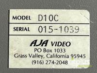 AJA D10C Serial Digital to Analog Video Converter, SDI to NTSC/PAL, Component/Composite Out - 2