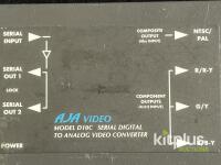 AJA D10C Serial Digital to Analog Video Converter, SDI to NTSC/PAL, Component/Composite Out - 3